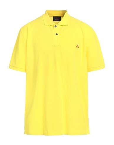 PEUTEREY Polo shirt Yellow 100% Cotton