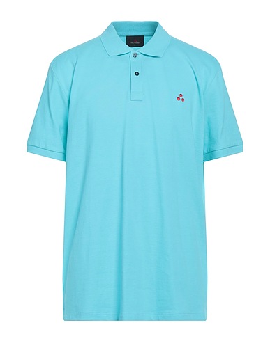 PEUTEREY Poloshirt Azurblau 100% Baumwolle