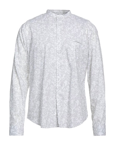 AT.P.CO Linen shirt Light grey 55% Linen, 45% Cotton