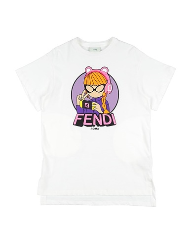 FENDI Ｔシャツ ホワイト コットン 100%