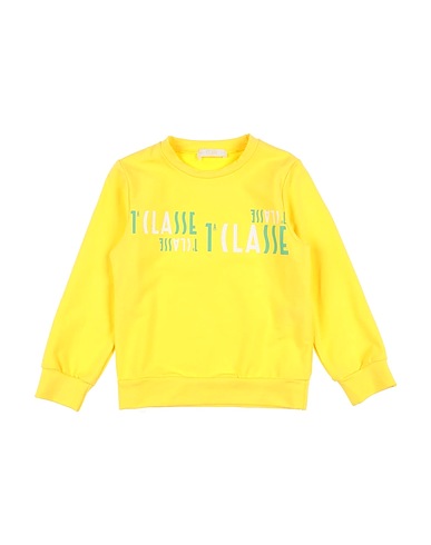 ALVIERO MARTINI 1a CLASSE Sweatshirt Yellow 96% Cotton, 4% Elastane