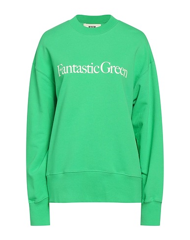 MSGM Sweatshirt Green 100% Organic cotton