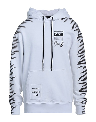 MAUNA KEA Hooded track jacket  White 100% Cotton