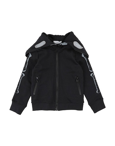 STELLA McCARTNEY KIDS Sweatshirt Black 100% Cotton, Polyester, Elastane