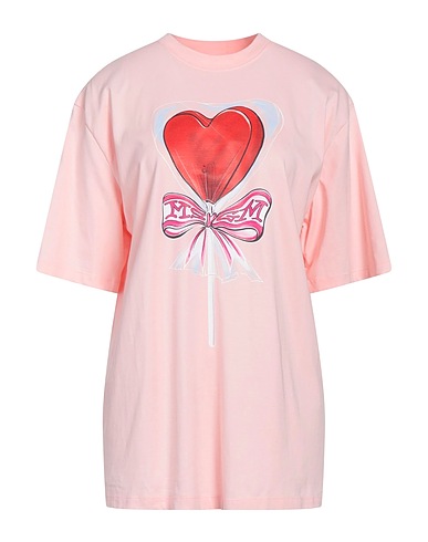 MSGM Oversize-T-Shirt Rosa 100% Baumwolle