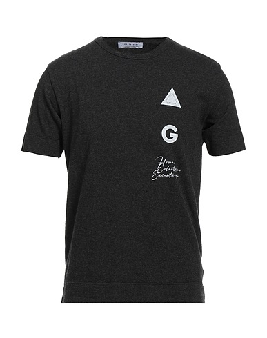 GAZZARRINI T-Shirt Braungrau 80% Baumwolle, 20% Polyester