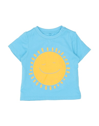 STELLA McCARTNEY KIDS T-shirt Azzurro 100% Cotone, Elastan