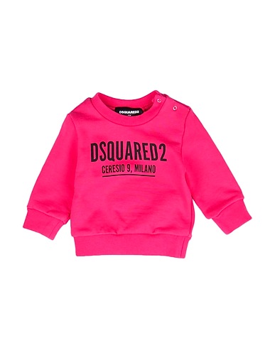 DSQUARED2 Sweatshirt Fuchsia 100% Cotton, Elastane