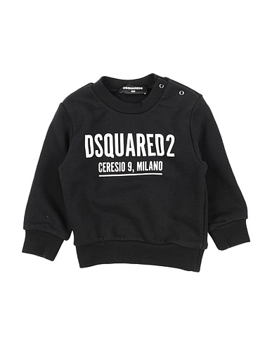 DSQUARED2 Sweatshirt Schwarz 100% Baumwolle, Elastan