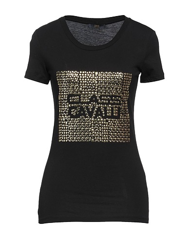 CAVALLI CLASS T-shirt Black 100% Cotton