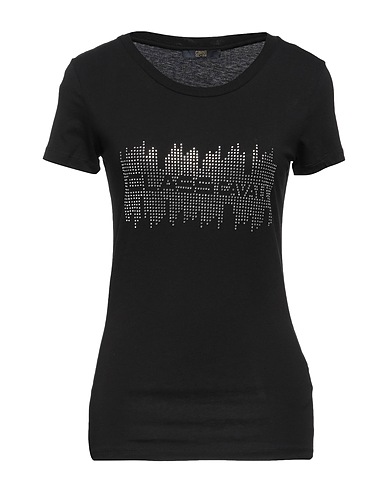 CAVALLI CLASS T-shirt Black 100% Cotton