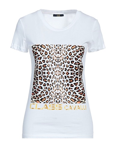CAVALLI CLASS T-Shirt Weiß 100% Baumwolle