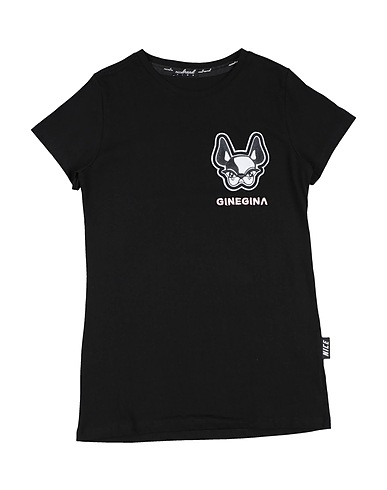 NICEBRAND T-shirt Black 100% Cotton