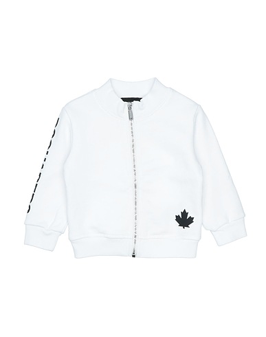 DSQUARED2 Felpa Bianco 100% Cotone