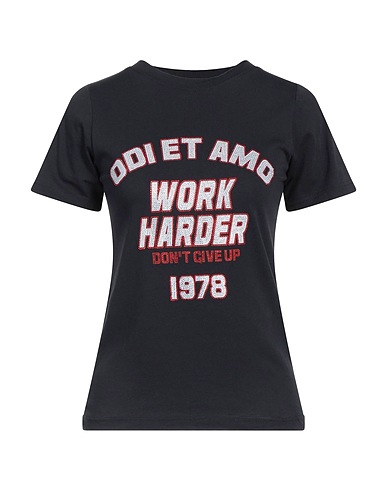 ODI ET AMO T-shirt Black 100% Cotton