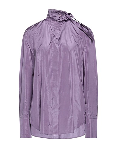 VALENTINO GARAVANI Shirts & blouses with bow Mauve 100% Silk