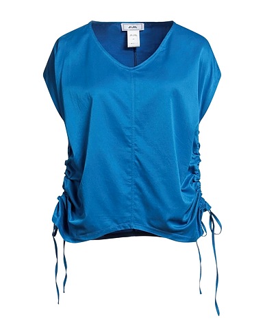 JIJIL Top Blue 58% Cotton, 35% Silk, 7% Elastane