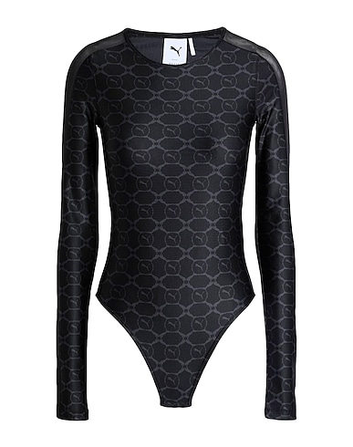 PUMA Sportswear LUXE SPORT T7 Bodysuit
 Black 77% Polyester, 23% Elastane