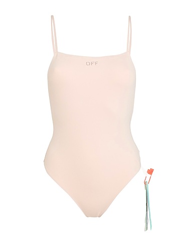 OFF-WHITE™ TOPS & TEES Beige 86% Polyamide, 14% Elastane