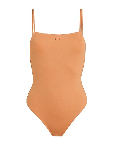 OFF-WHITE™ TOPS Marron 86% Polyamide, 14% Élasthanne