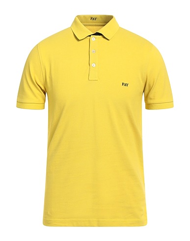 FAY Polo shirt Marigold 97% Cotton, 3% Elastane