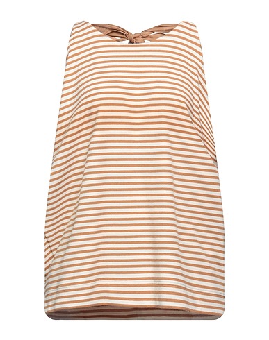 LA FABRIQUE Top Brown 48% Cotton, 48% Polyester, 4% Elastane