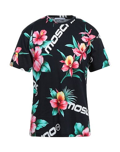 MOSCHINO T-shirt Nero 100% Cotone