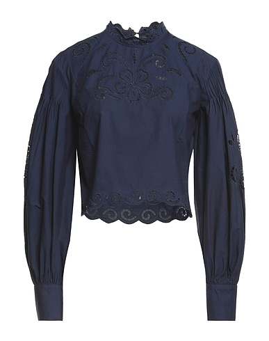 TWINSET Top Midnight blue 100% Cotton