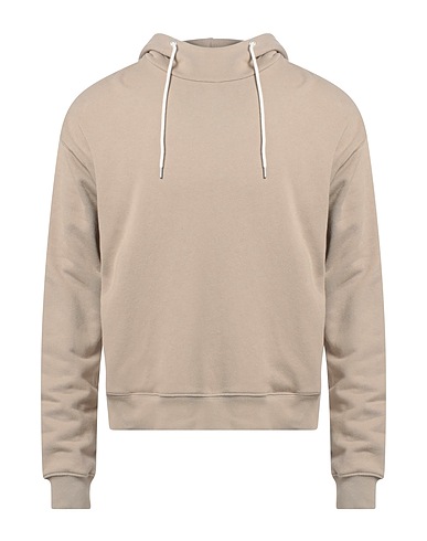 JOHN ELLIOTT Hooded track jacket  Sand 100% Cotton, Polyurethane