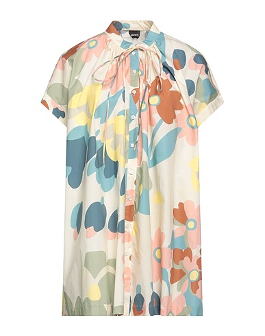 ASPESI Floral shirts & blouses Ivory 100% Cotton