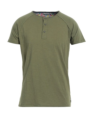 YES ZEE by ESSENZA T-Shirt Militärgrün 100% Baumwolle