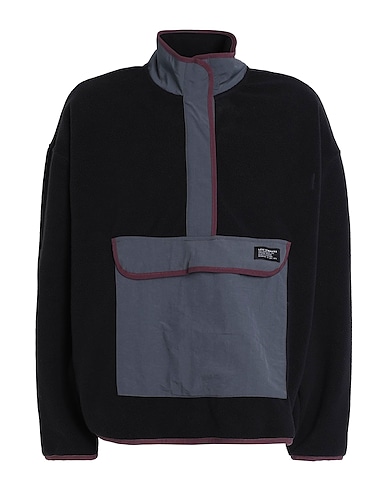 LEVI'S Sweatshirt POLAR FLEECE MOCK NECK Black 100% Polyester