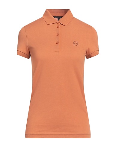 ARMANI EXCHANGE Polo shirt Camel 100% Cotton