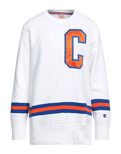 CHAMPION Sweatshirt White 84% Cotton, 16% Polyester