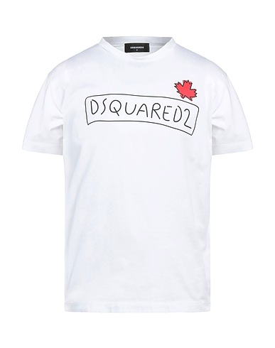 DSQUARED2 T-Shirt Weiß 100% Baumwolle