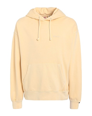 LEVI'S Felpa RED TAB SWEATS HOODIE Giallo pastello 100% Cotone