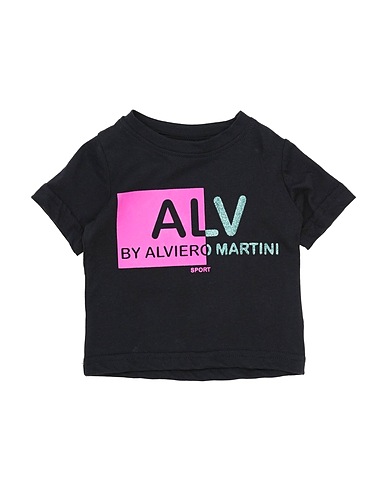 ALV by ALVIERO MARTINI T-shirt Nero 100% Cotone