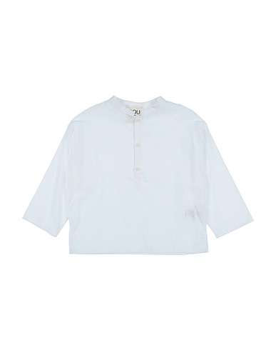 DOUUOD Camicia tinta unita Bianco 100% Cotone