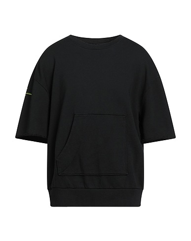 NOSTRASANTISSIMA Sweatshirt Black 100% Cotton, Elastane