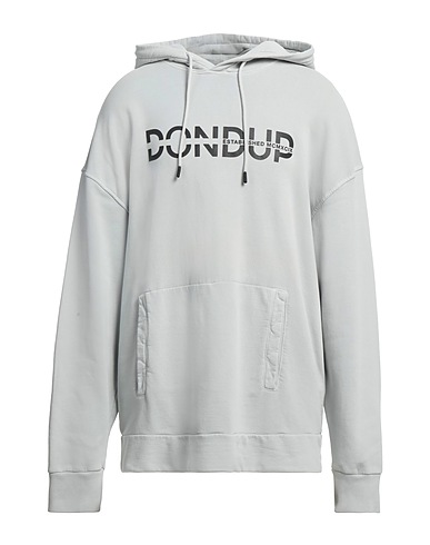DONDUP Hooded sweatshirt Light grey 100% Cotton