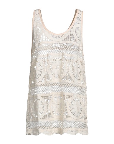 ISABELLE BLANCHE Paris Top Elfenbein 100% Baumwolle