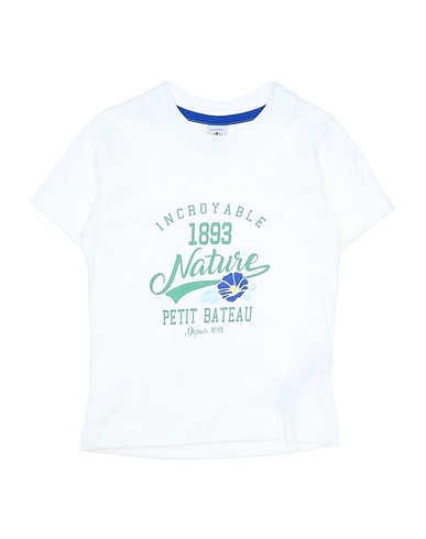 PETIT BATEAU T-Shirt Weiß 100% Baumwolle