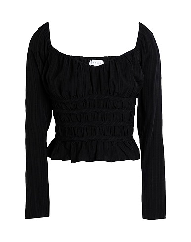 TOPSHOP Top Black 57% Viscose, 42% Polyester, 1% Elastane