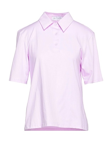 WEILI ZHENG Polo shirt Lilac 100% Cotton