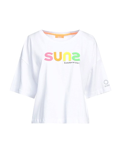 SUNS BOARDS T-shirt White 100% Cotton