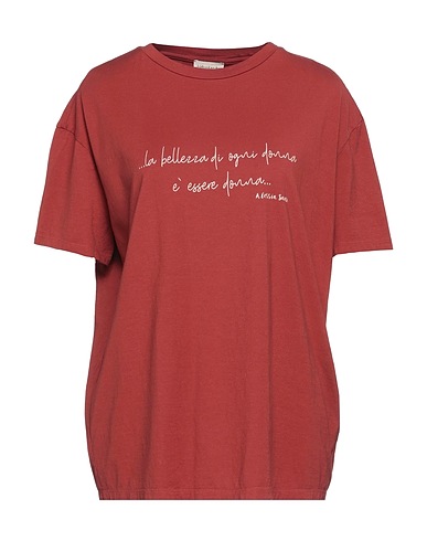 ALESSIA SANTI T-shirt Chocolate brown 100% Cotton