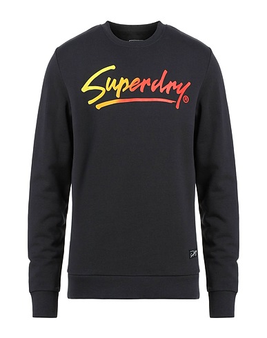 SUPERDRY Sweatshirt Charcoal 100% Cotton