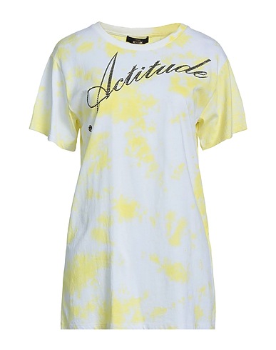 ACTITUDE by TWINSET T-shirt Yellow 100% Cotton, Elastane