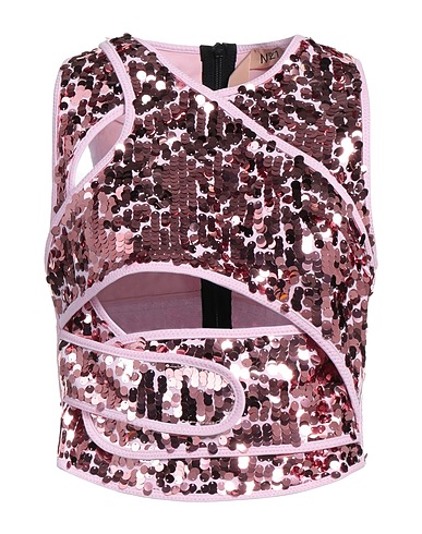 N°21 Evening top Pink 100% Cotton, Polyester