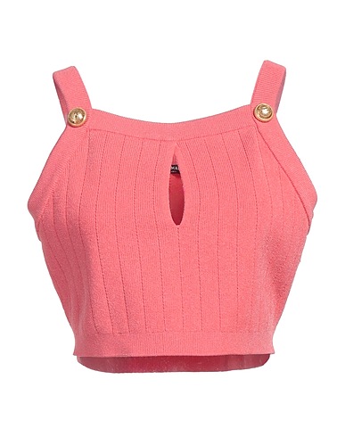 BALMAIN Top Coral 83% Viscose, 17% Polyester